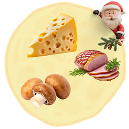 46. Ser + Pieczarki + Szynka