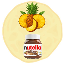 21D. Ananasy + Nutella 