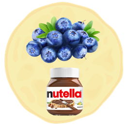 21E. Borówki + Nutella