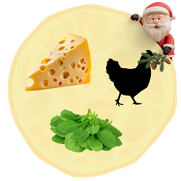 5. Ser + Kurczak + Szpinak 