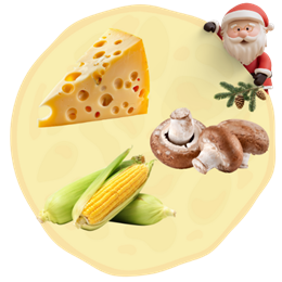 7. Ser + Pieczarki + Kukurydza 