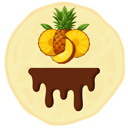 26. Ananasy z wybraną polewą