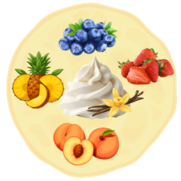 31. Serek waniliowy z Owocową mieszanką