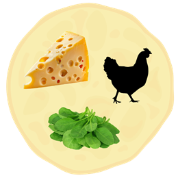 5. Ser + Kurczak + Szpinak 