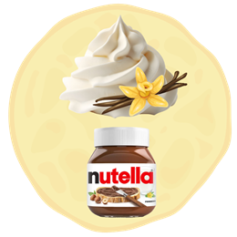 22A. Serek waniliowy + Nutella 