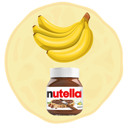 22. NUTELLA + Banan 