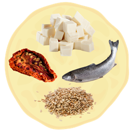 31A. FETA + Łosoś + Suszone pomidory + Prażony słonecznik