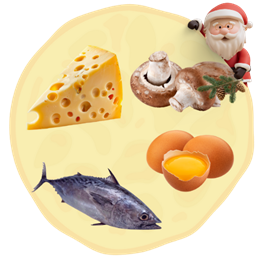 9. Ser + Pieczarki + Jajko + Tuńczyk 