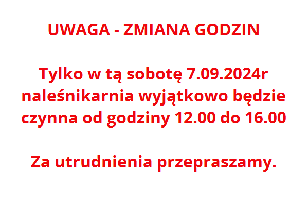 Witamy ciepło, a nawet gorąco w naszej naleśnikarni. Smażymy tu wielkie naleśniki o średnicy 40-tu cm. Nasze karftowe produkty zapewnią Państwu radość z jedzenia ! Serdecznie zapraszamy. 